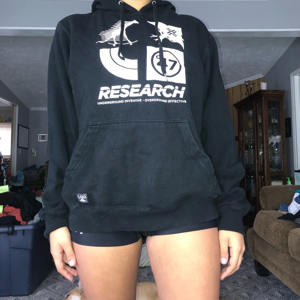Black hoodie
